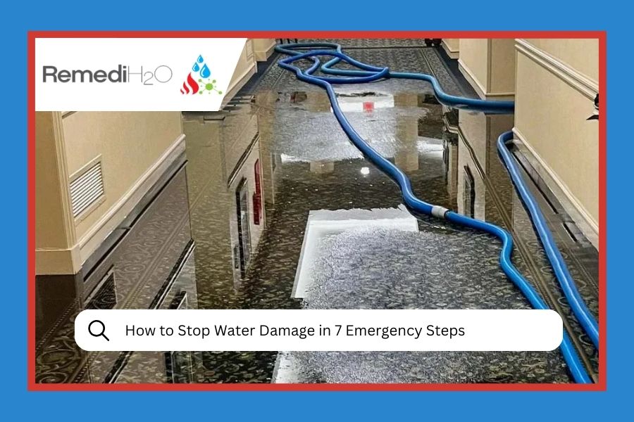 How to Stop Water Damage in 7 Emergency Steps