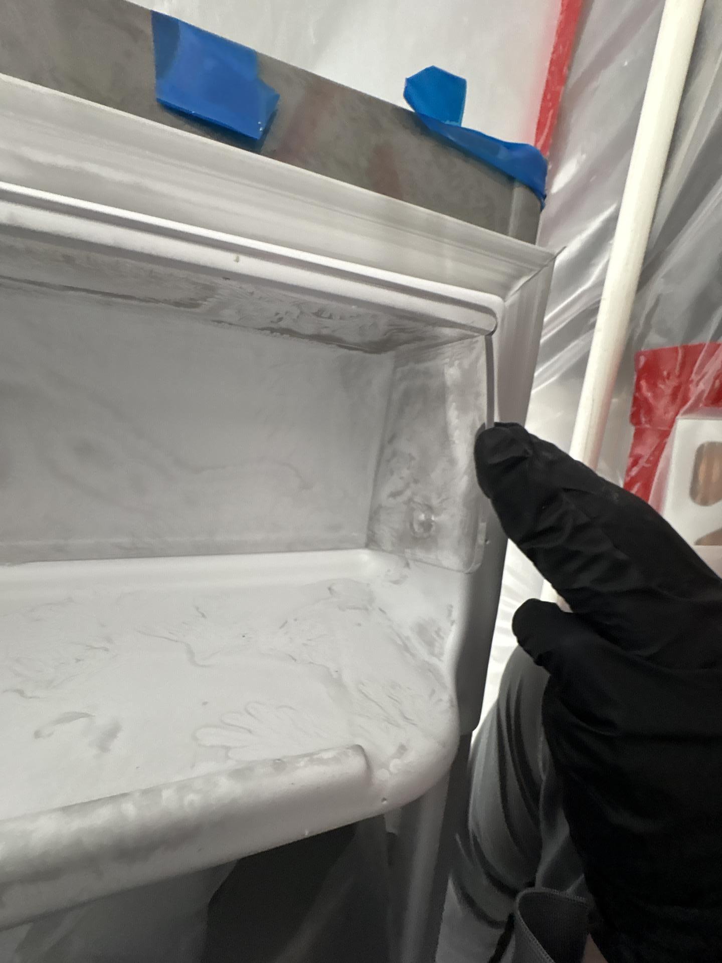 Severe soot damage on appliances and surfaces