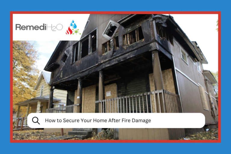 How to Secure Your Home After Fire Damage