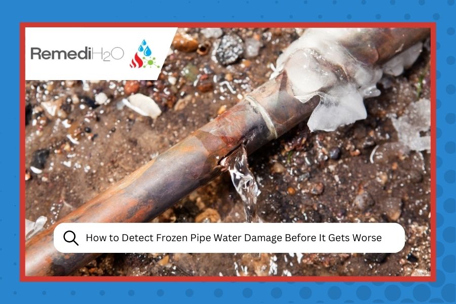 How to Detect Frozen Pipe Water Damage Before It Gets Worse