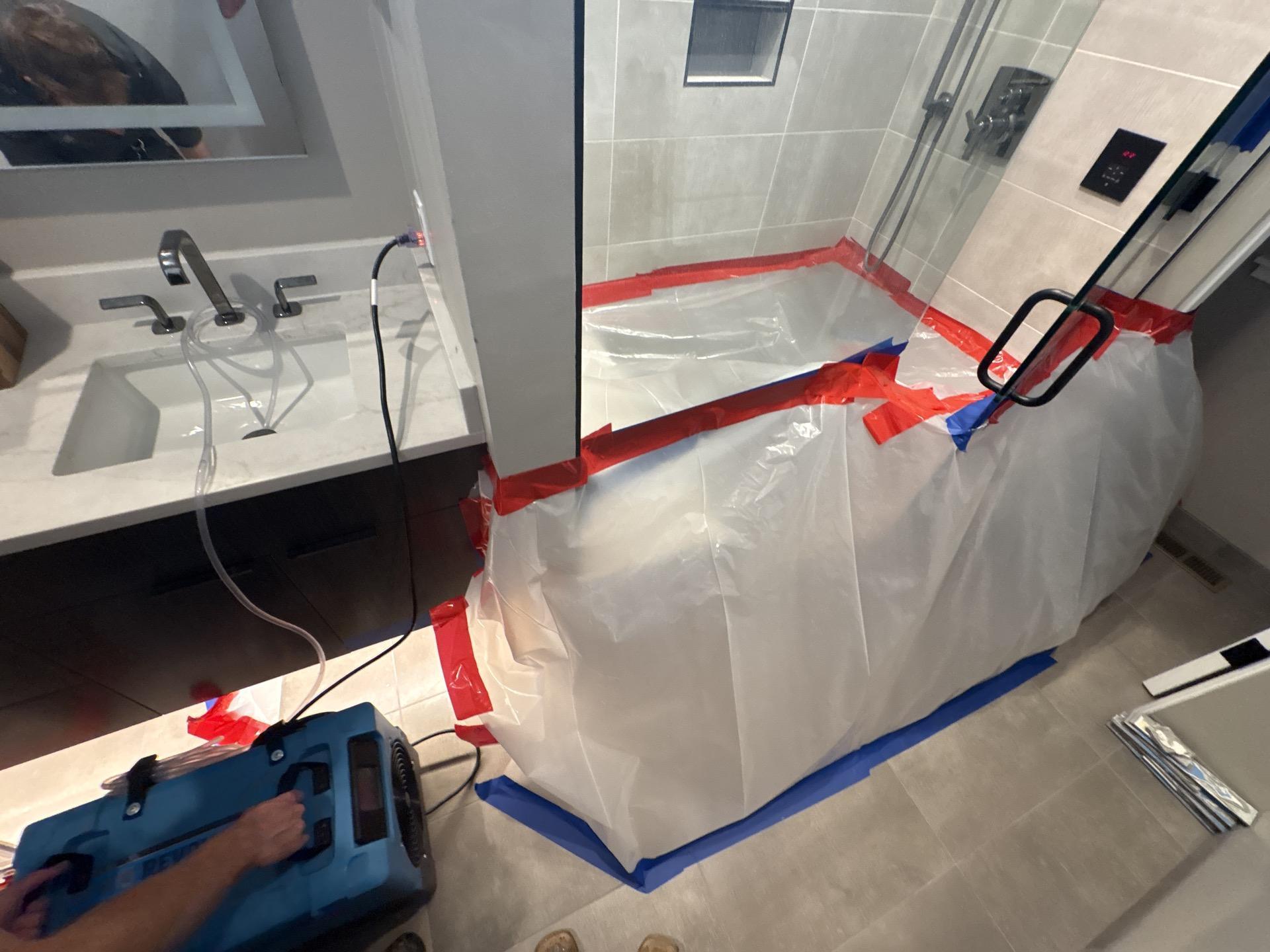 Professional containment barriers and drying equipment