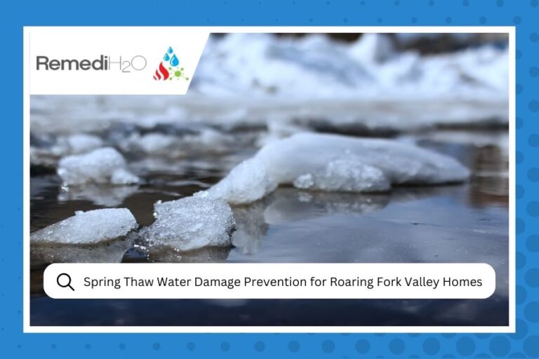 Spring Thaw Water Damage Prevention for Roaring Fork Valley Homes