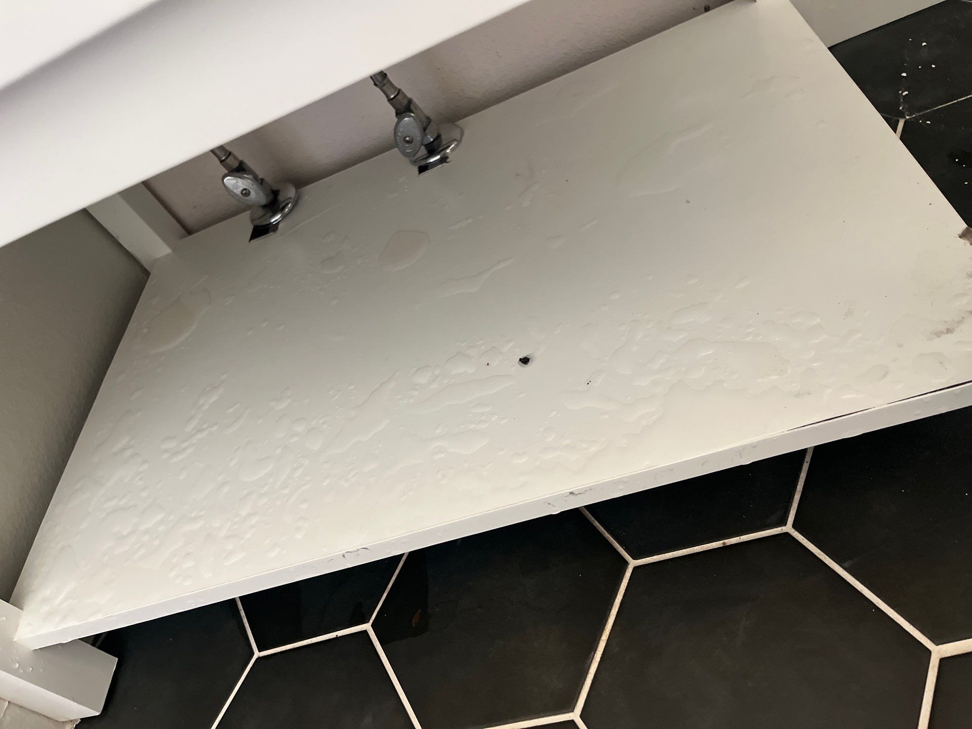 Source of water leak causing damage