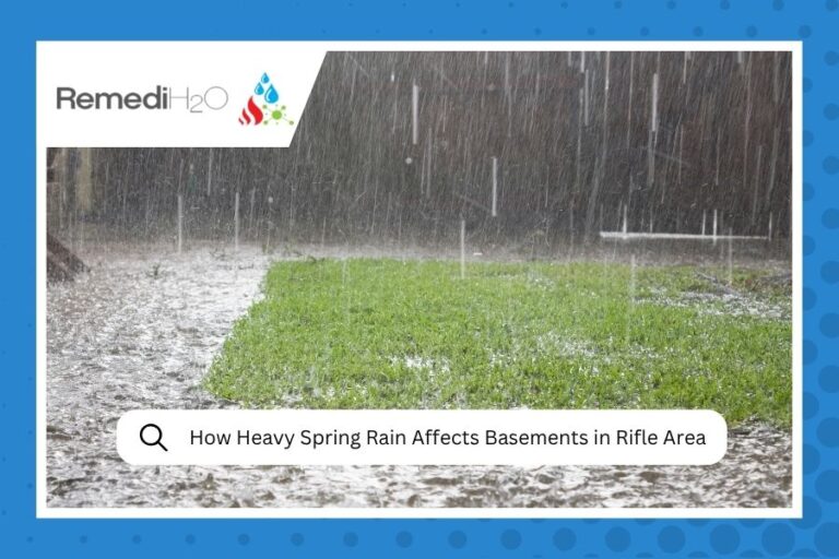 How Heavy Spring Rain Affects Basements in Rifle Area