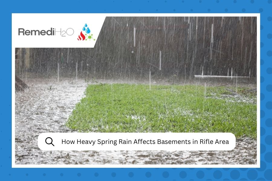 How Heavy Spring Rain Affects Basements in Rifle Area