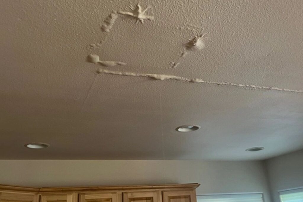 Our Ceiling Water Damage Process