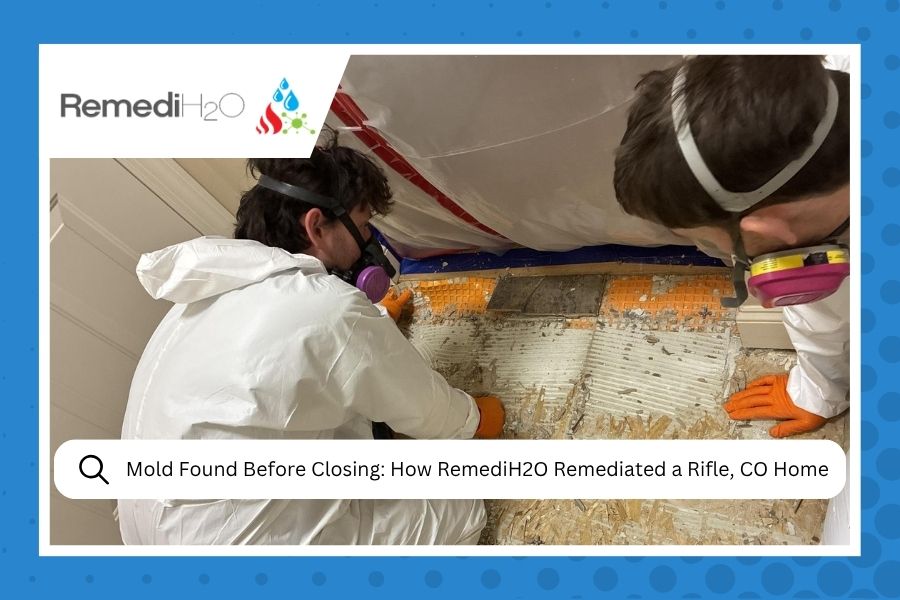 Mold Found Before Closing How RemediH2O Remediated a Rifle, CO Home
