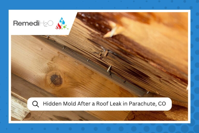 Hidden Mold After A Roof Leak In Parachute CO